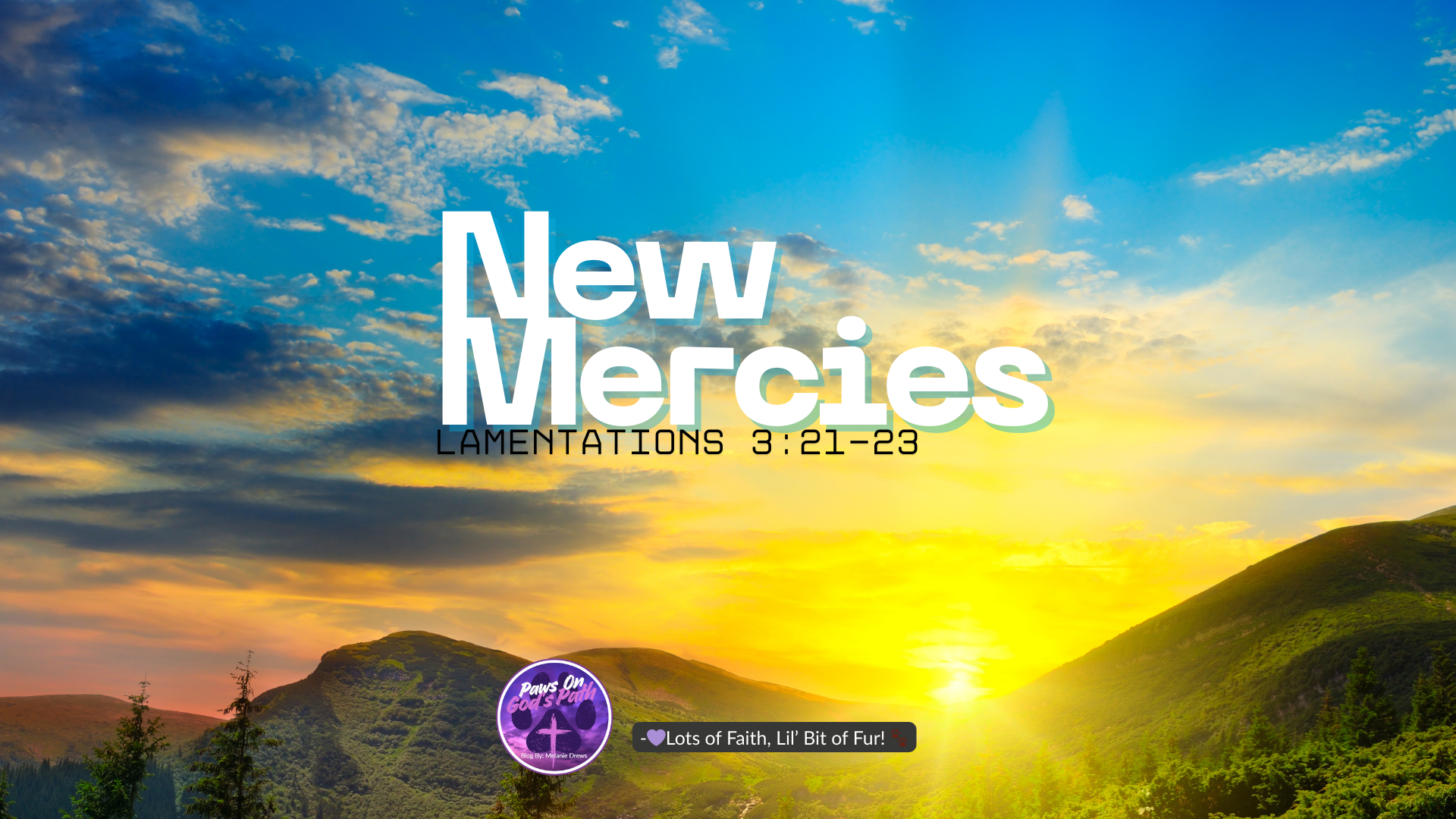 New Mercies for a New Week